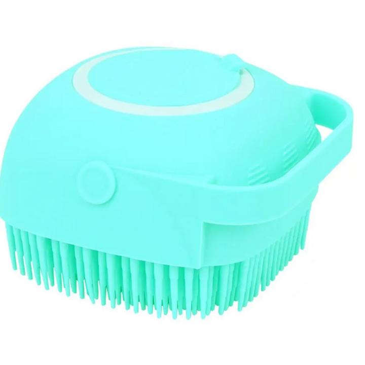 Cute Dog Bath Brush – 2-in-1 Pet Massage & Grooming Bath Tool