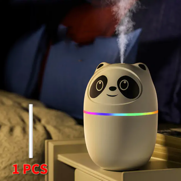 250ml Cute Cat Humidifier – Ultrasonic Aromatherapy Diffuser with Night Light