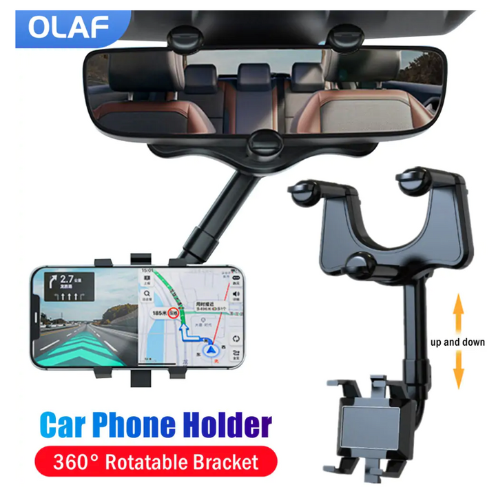 360° Rotatable Smart Phone Car Holder – Adjustable Dashboard & Windshield Mount | FS FanStore