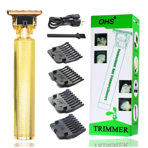 USB Vintage Electric Hair Trimmer – Professional Rechargeable Grooming Tool | FS FanStore