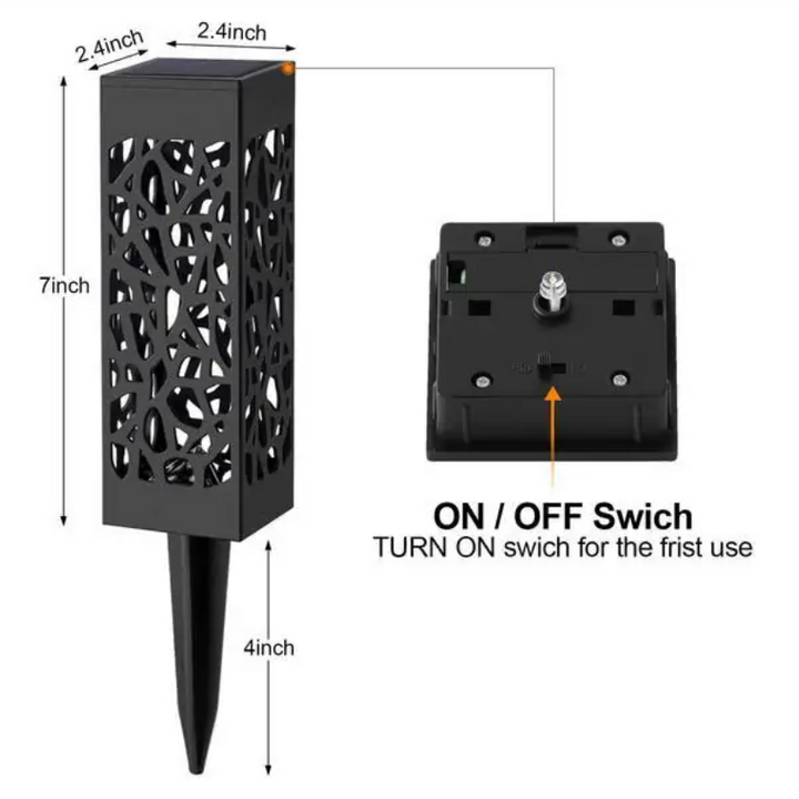 Solar Powered Vintage Garden Light – Waterproof Outdoor Path Lamp | FS FanStore