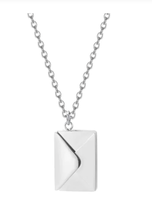 Envelope Necklace – Stainless Steel Love Letter Pendant | FS FanStore