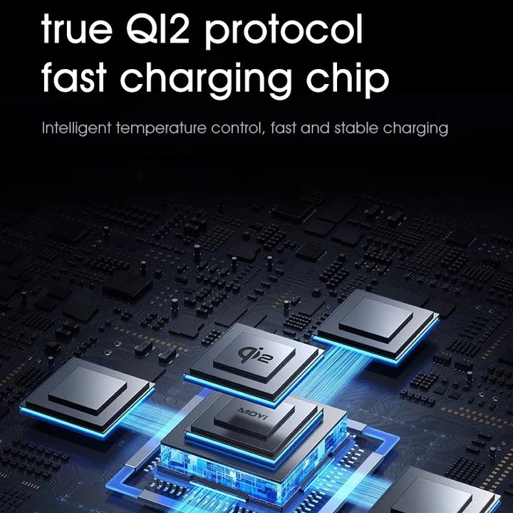 Qi2 3-in-1 Magnetic Wireless Charger 15W – Fast MagSafe Charging Station for iPhone, Apple Watch & AirPods | Clean Desk Charging Dock