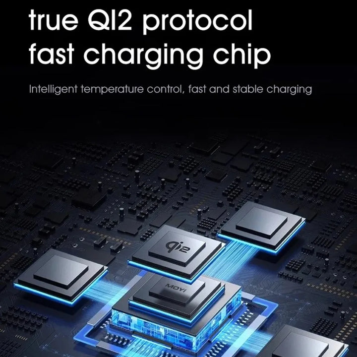 Qi2 3-in-1 15W Magnetic Wireless Charger with Touch Rotation – Fast Charging Stand for iPhone 14/15/16 Pro Max, Apple Watch & AirPods – Desk Accessory Gift