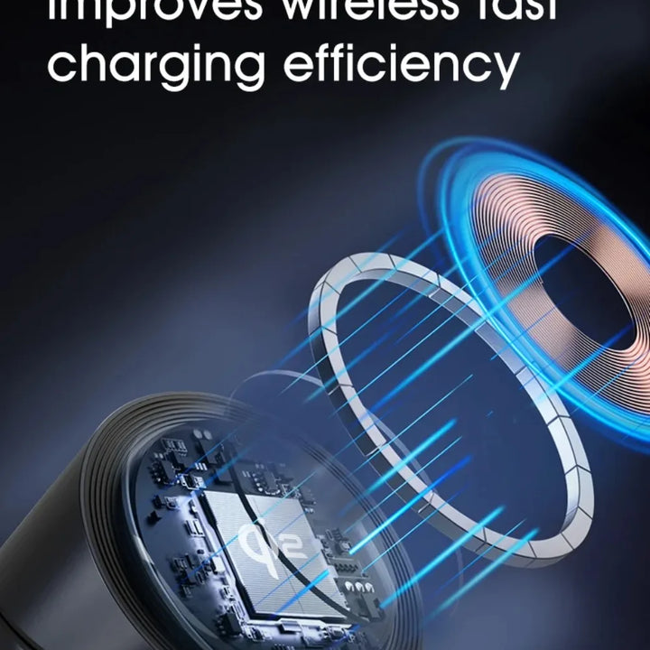 Qi2 3-in-1 15W Magnetic Wireless Charger with Touch Rotation – Fast Charging Stand for iPhone 14/15/16 Pro Max, Apple Watch & AirPods – Desk Accessory Gift