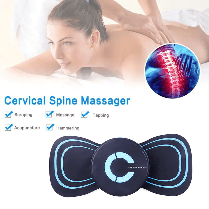 Cervical & Spine Massager – Portable Electric Muscle Relaxation Pad | FS FanStore